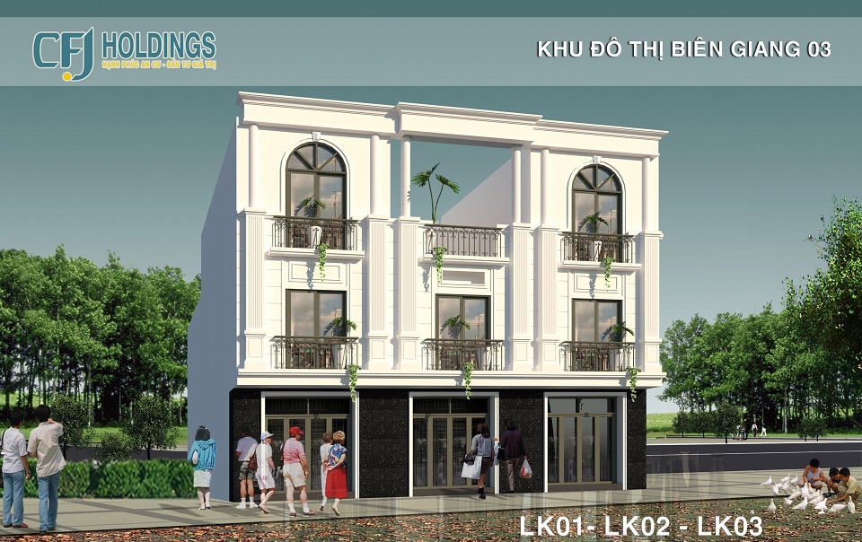 Phối cảnh 3D Dream House Biên Giang 03.